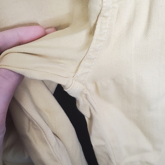 J BRAND Buttercup Yellow Mid-Rise Super Skinny Jeans Wash Acid Size 28 - Picture 7 of 12